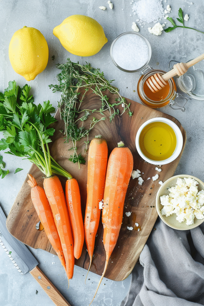 carrot ribbon salad ingredients