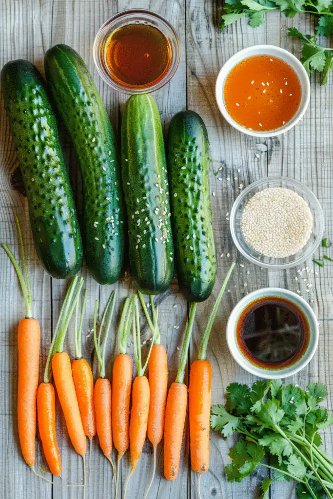 Health benefits of cucumber and carrot salad in labeled visual layout