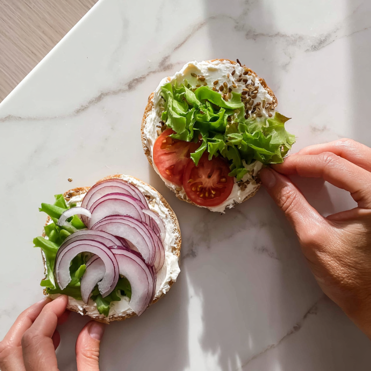 step-tow-veggie-bagel