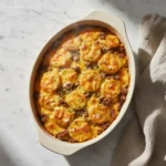 Delicious Cheesy Hamburger Potato Casserole