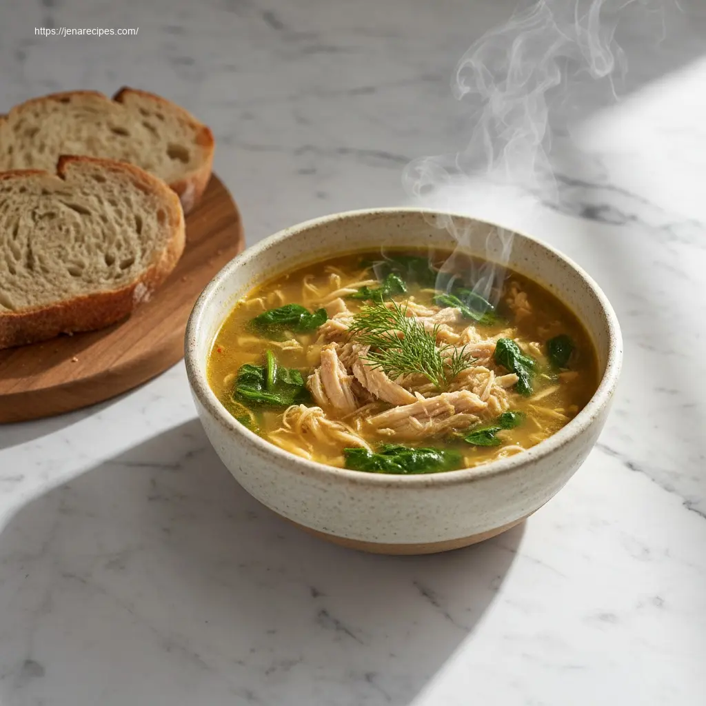 Marry Me Chicken Soup Recipe served with artisan bread.