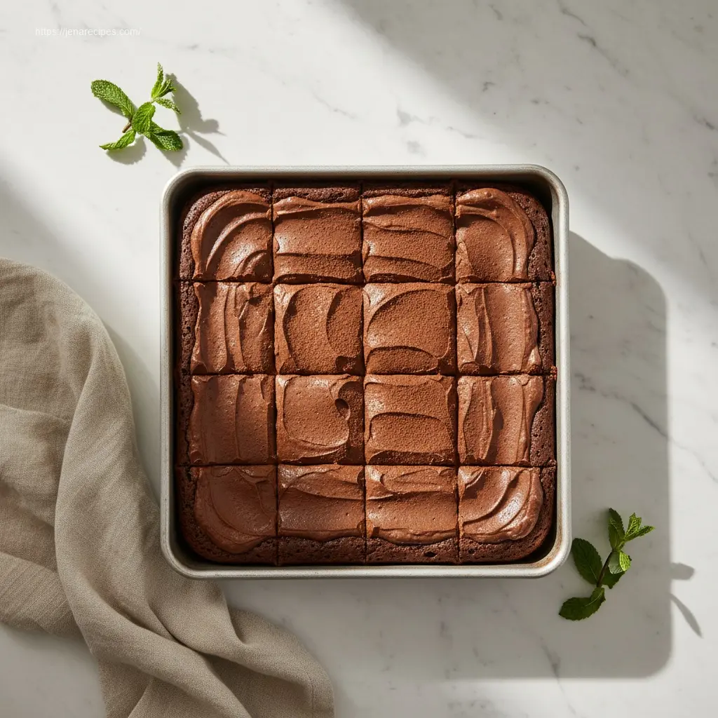 Delicious Chocolate Mousse Brownies, perfect for a treat.
