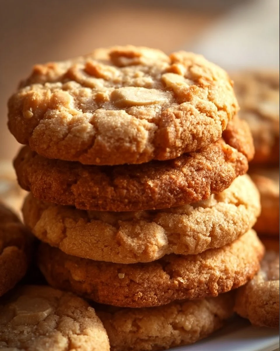 Healthy peanut butter cookies with a chewy texture and rich flavor