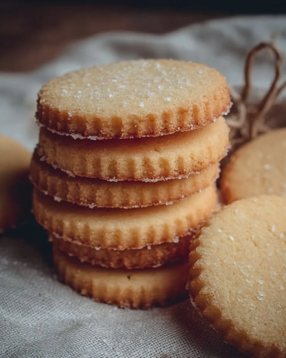 Delicious French butter cookies arranged on a plate for a sweet treat.
