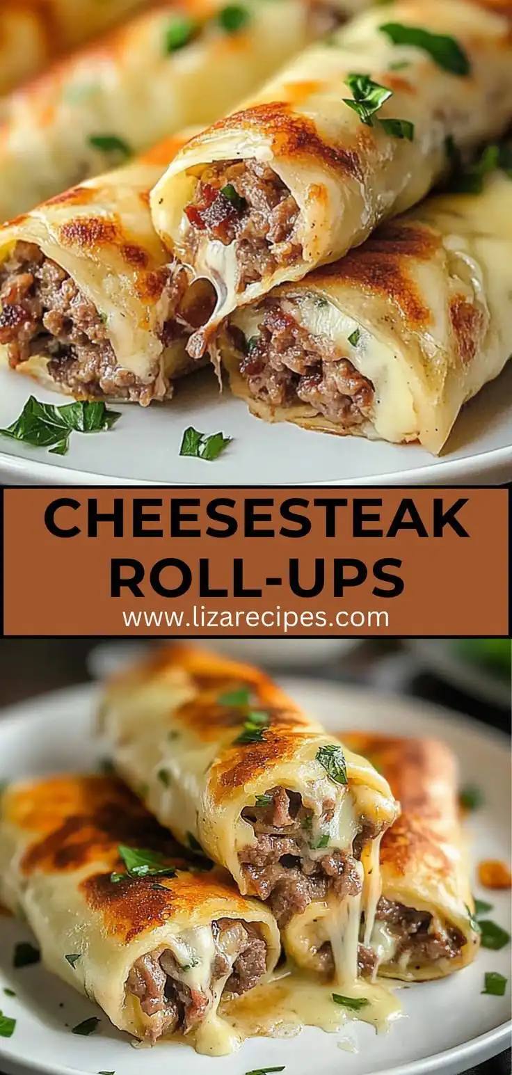 Delicious Keto Philly Cheesesteak Roll-Ups