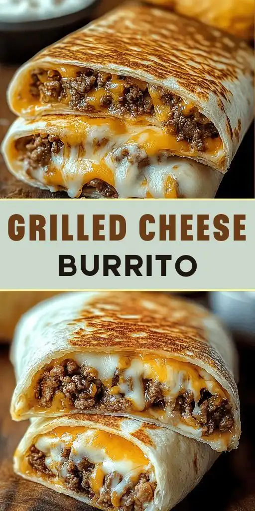 Easy Grilled Cheese Burrito