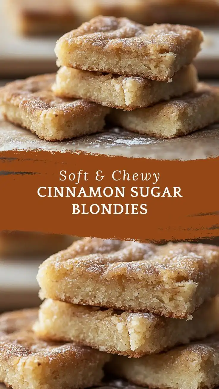 Honey Cinnamon Dessert Blondies