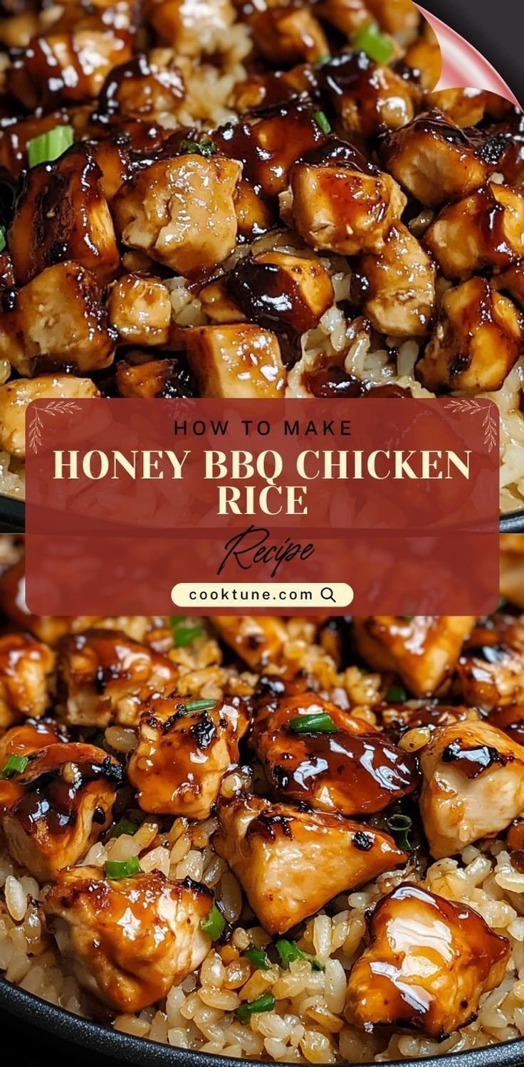 Honey BBQ Chicken Rice