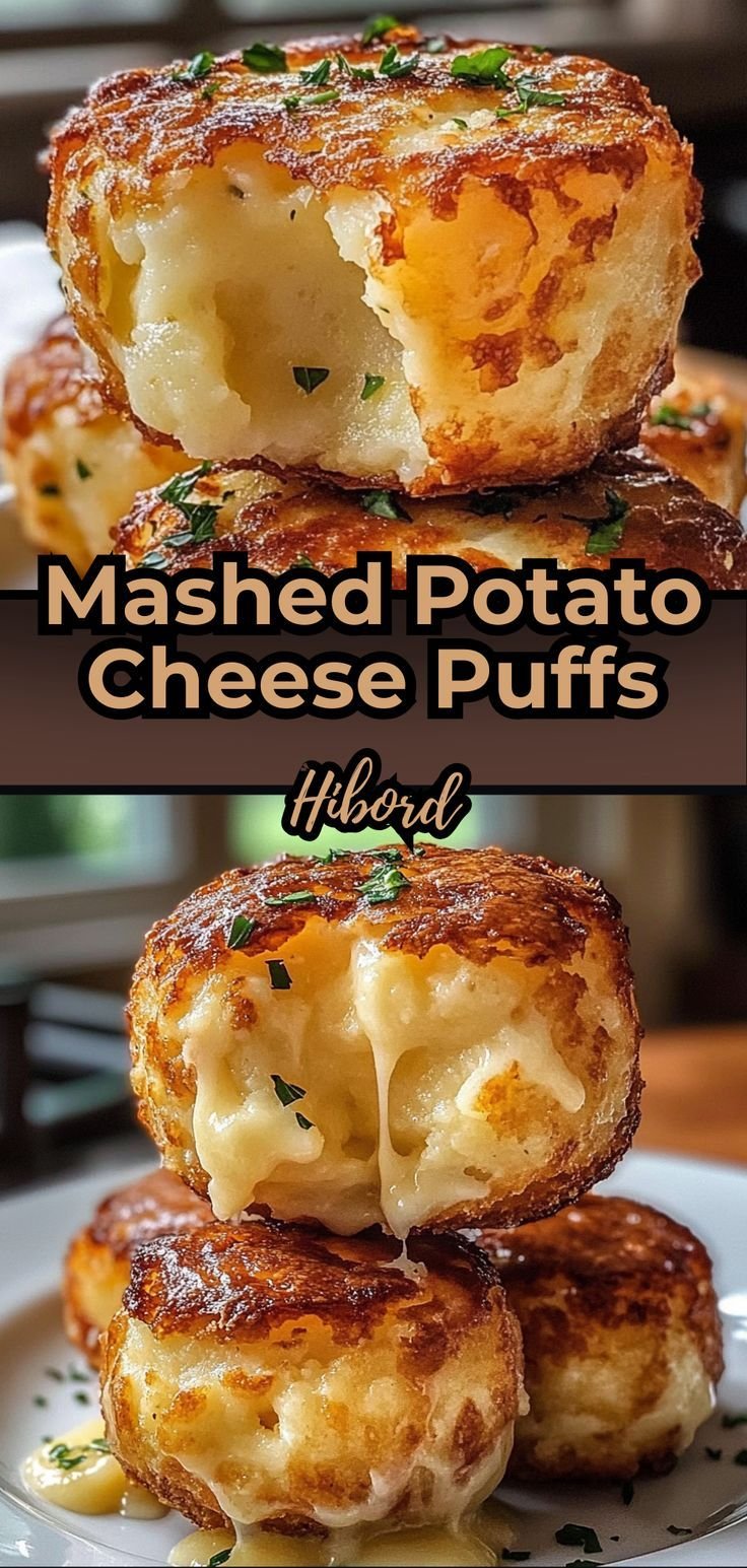 Mashed Potato Cheese Puffs