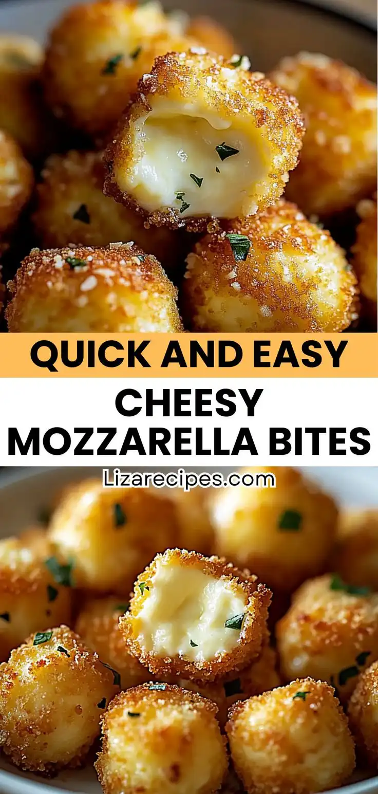 Cheesy Parmesan Mozzarella Bites