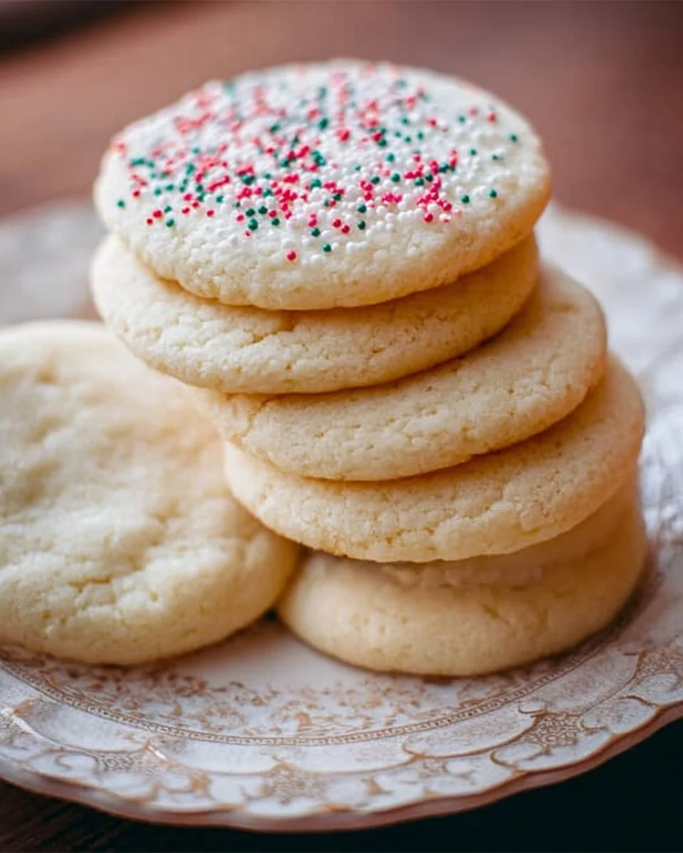 Delicious soft sugar cookies with a soft and fluffy texture.