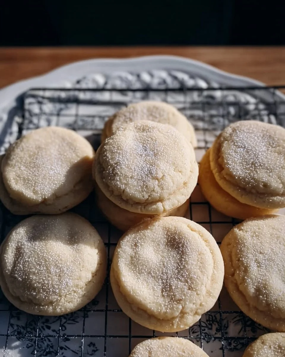 Baked classic sugar cookies decorated with icing on a plate