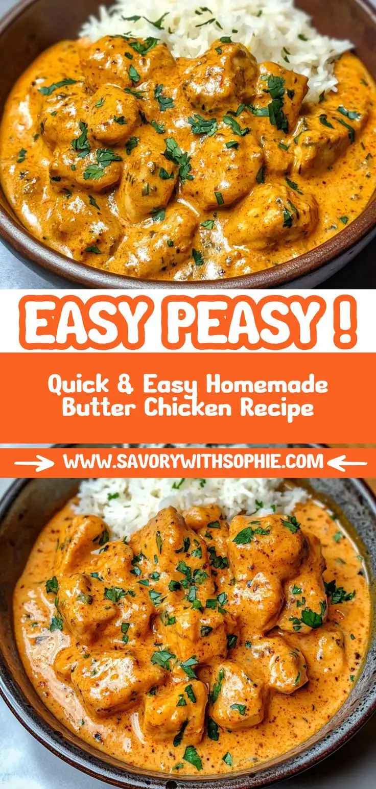 Quick & Easy Homemade Butter Chicken