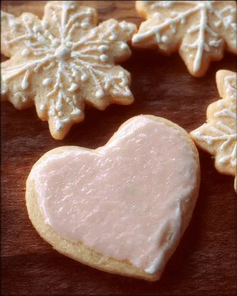 Beautifully decorated iced sugar cookies in various colors and designs.