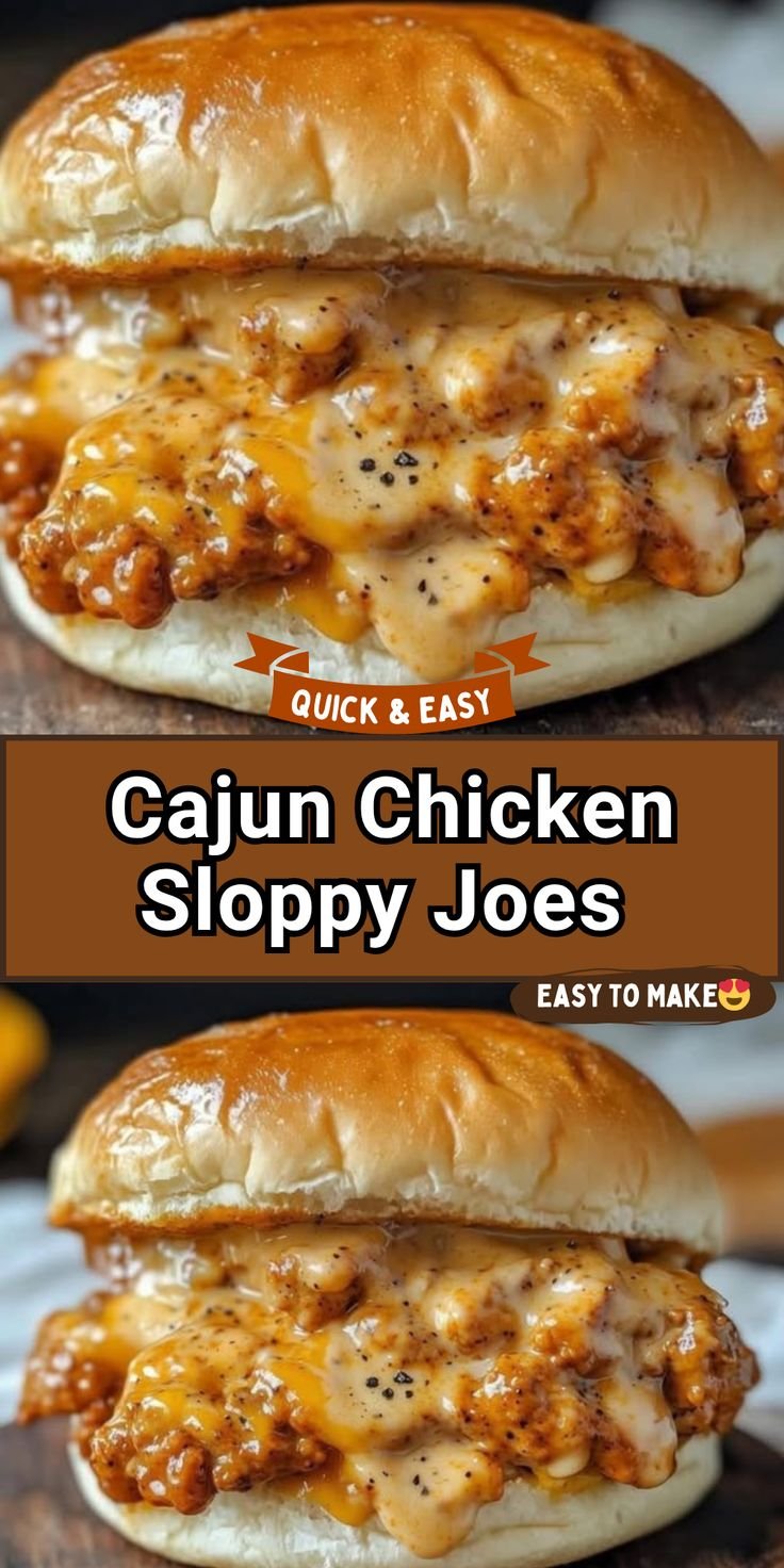 Cajun Chicken Sloppy Joes
