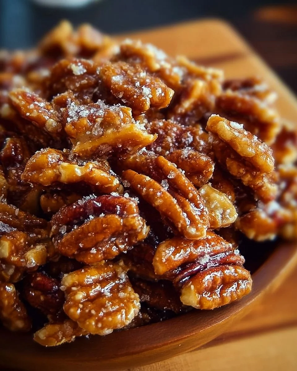 Delicious praline crunch dessert with caramelized nuts for a sweet treat.