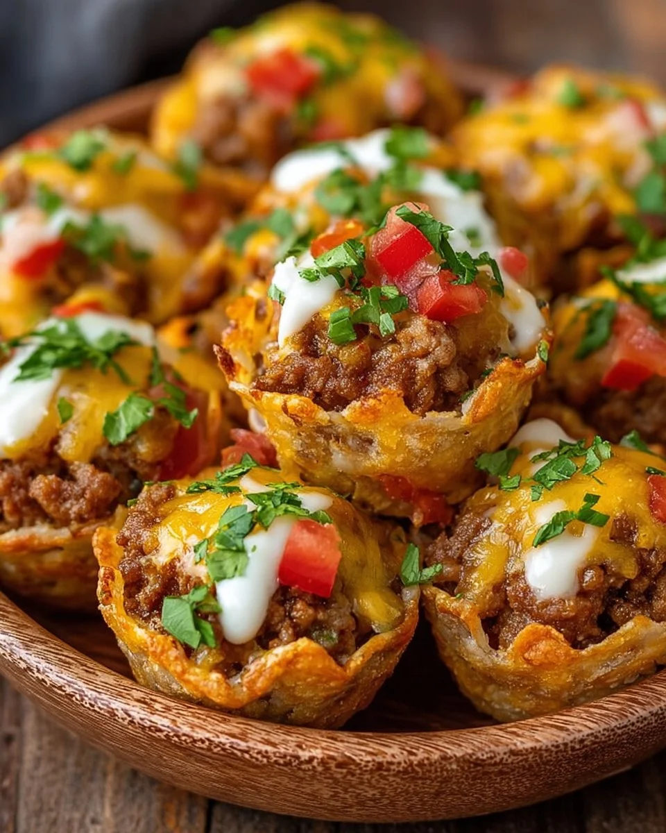 Plate of flavorful Taco Ranch Bites ready to be served as a tasty appetizer