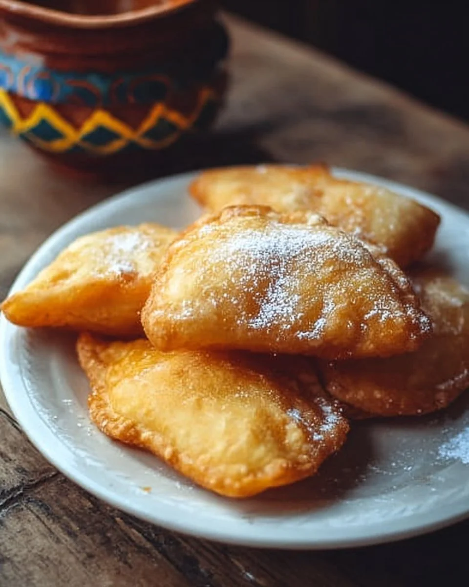 Delicious freshly made sopaipillas served with honey