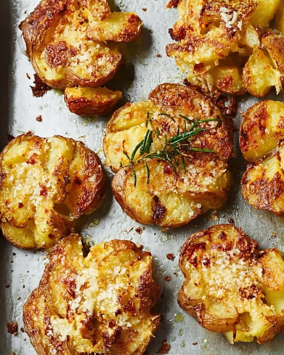 Baked Smashed Potatoes
