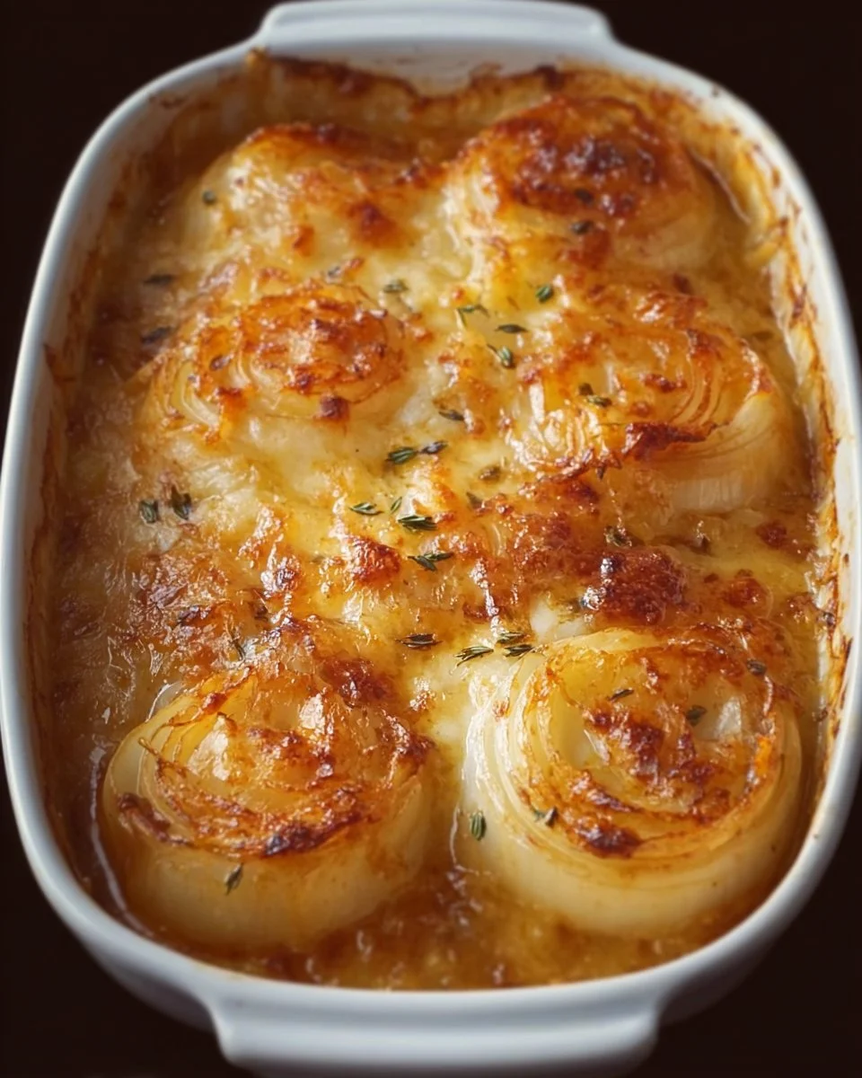 Cheesy baked onions from Tennessee, a delicious and comforting dish