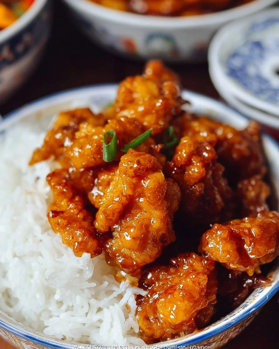 3 ingredient orange chicken sauce in a bowl with vibrant orange color.