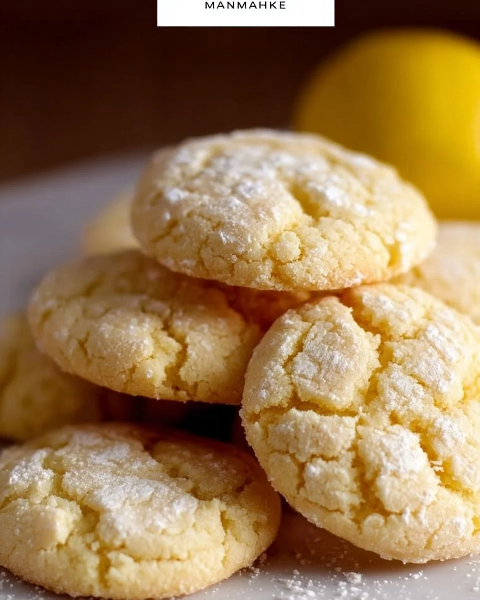 Gluten-free dairy-free lemon cookies on a baking tray