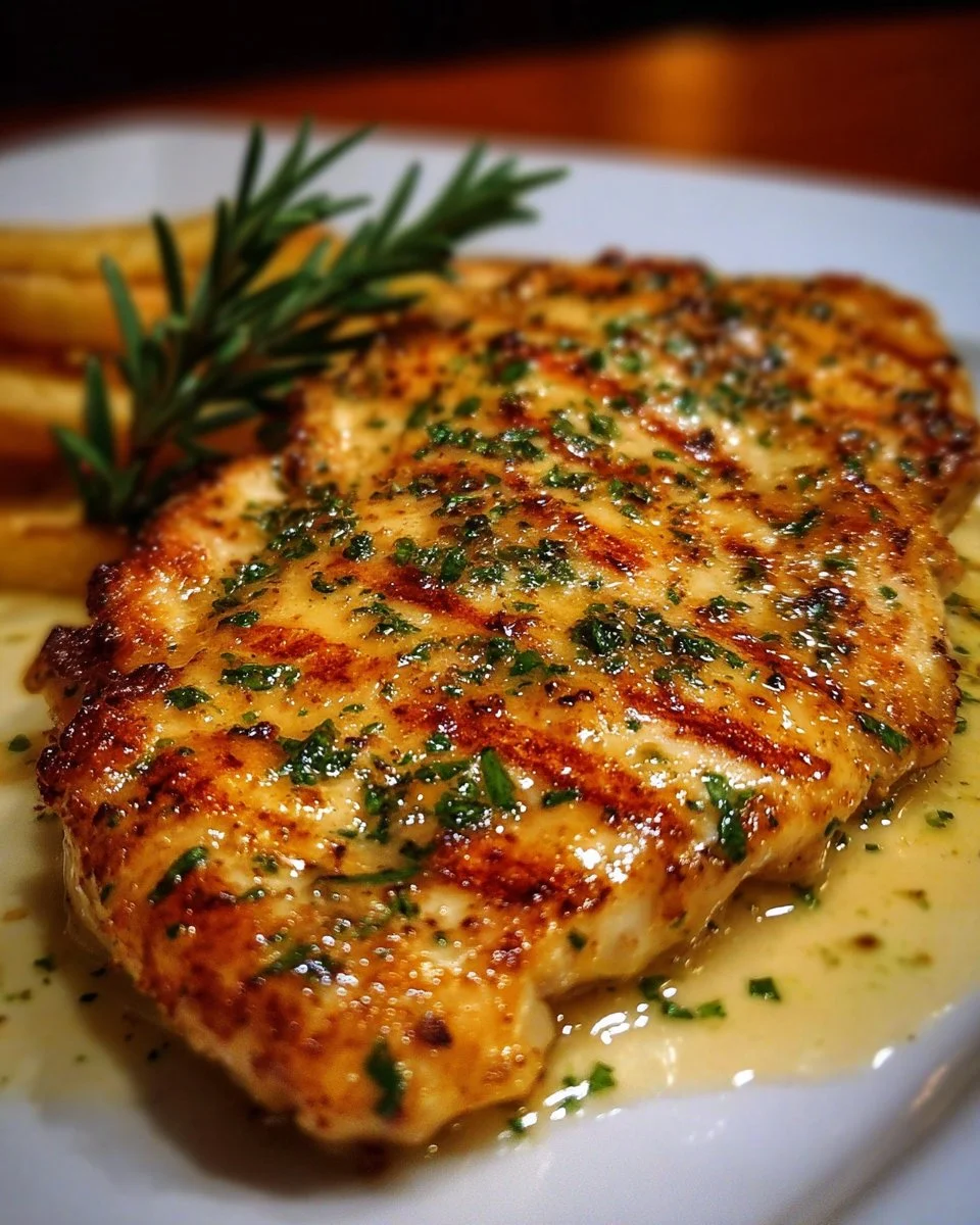 Delicious Parmesan Chicken dish from Longhorn Steakhouse served with side.