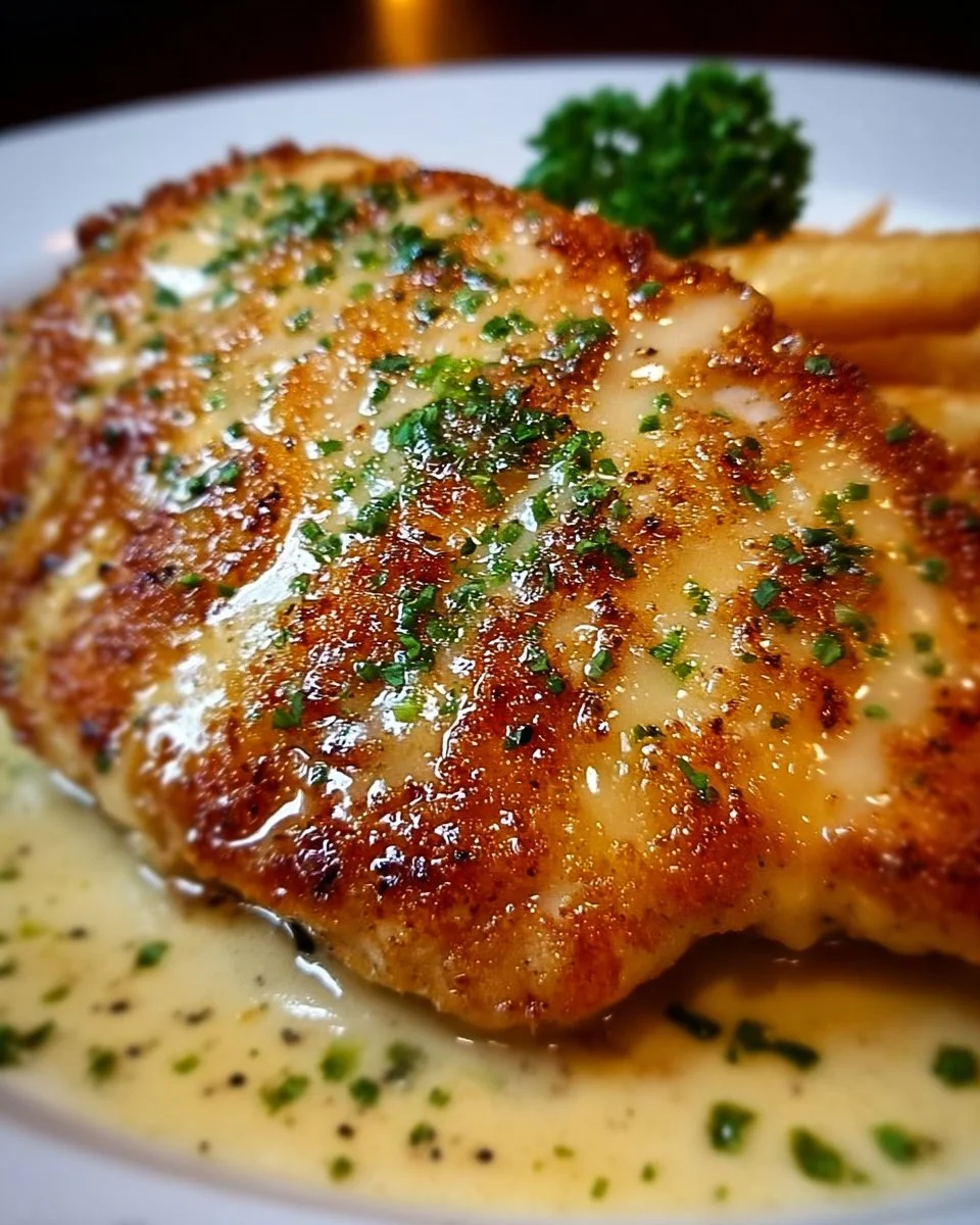 Delicious Longhorn Steakhouse Parmesan Chicken served on a plate
