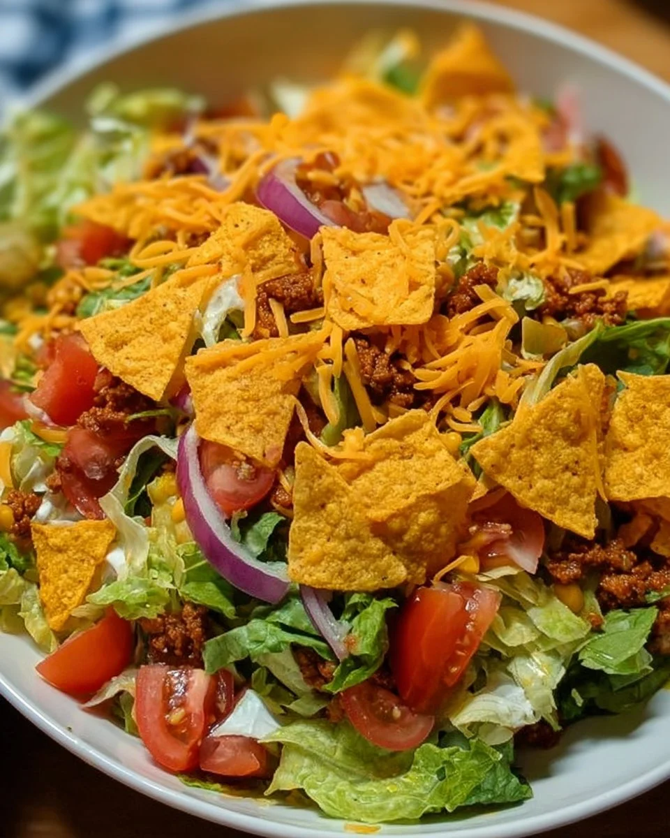 Simple Doritos Taco Salad