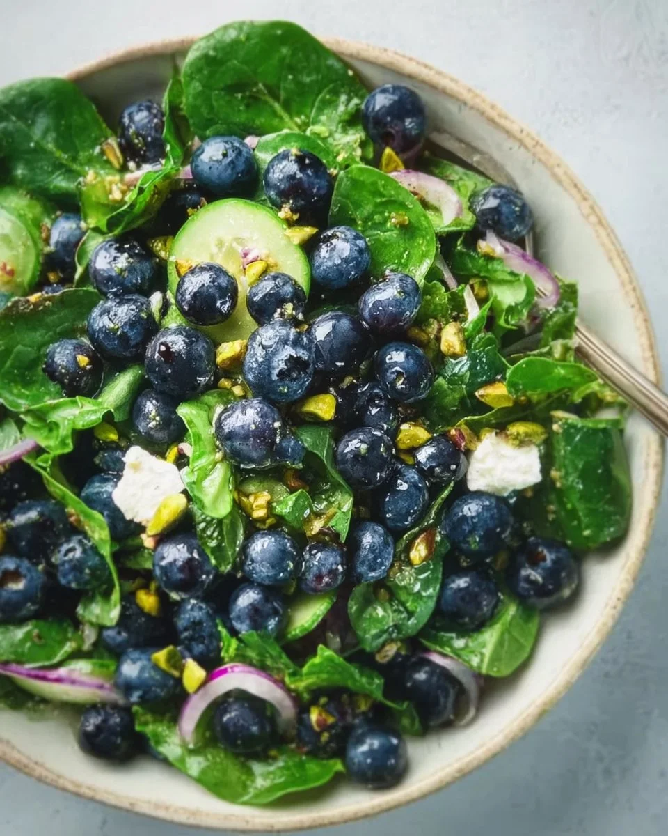 Blueberry Pistachio Spring Salad