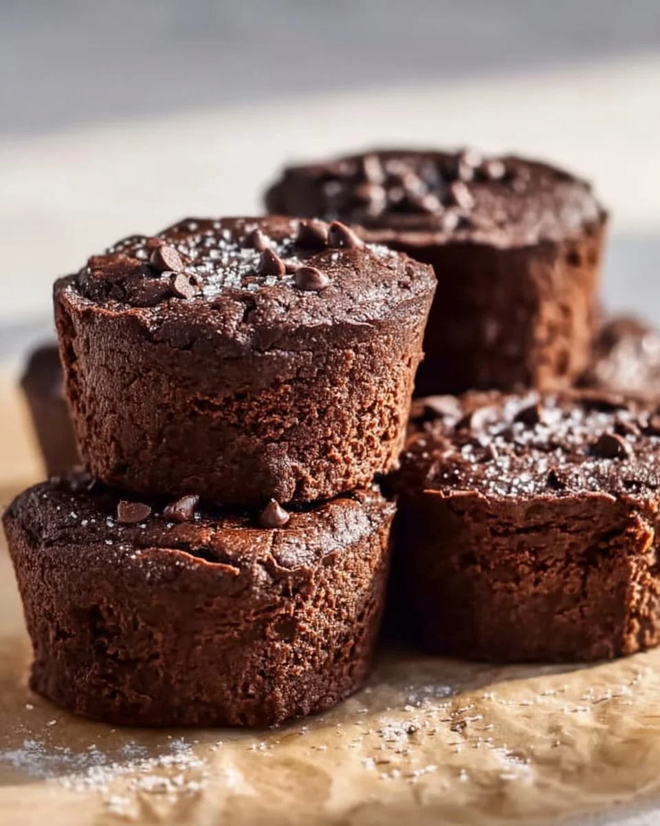 Delicious homemade healthy protein brownie bites on a plate