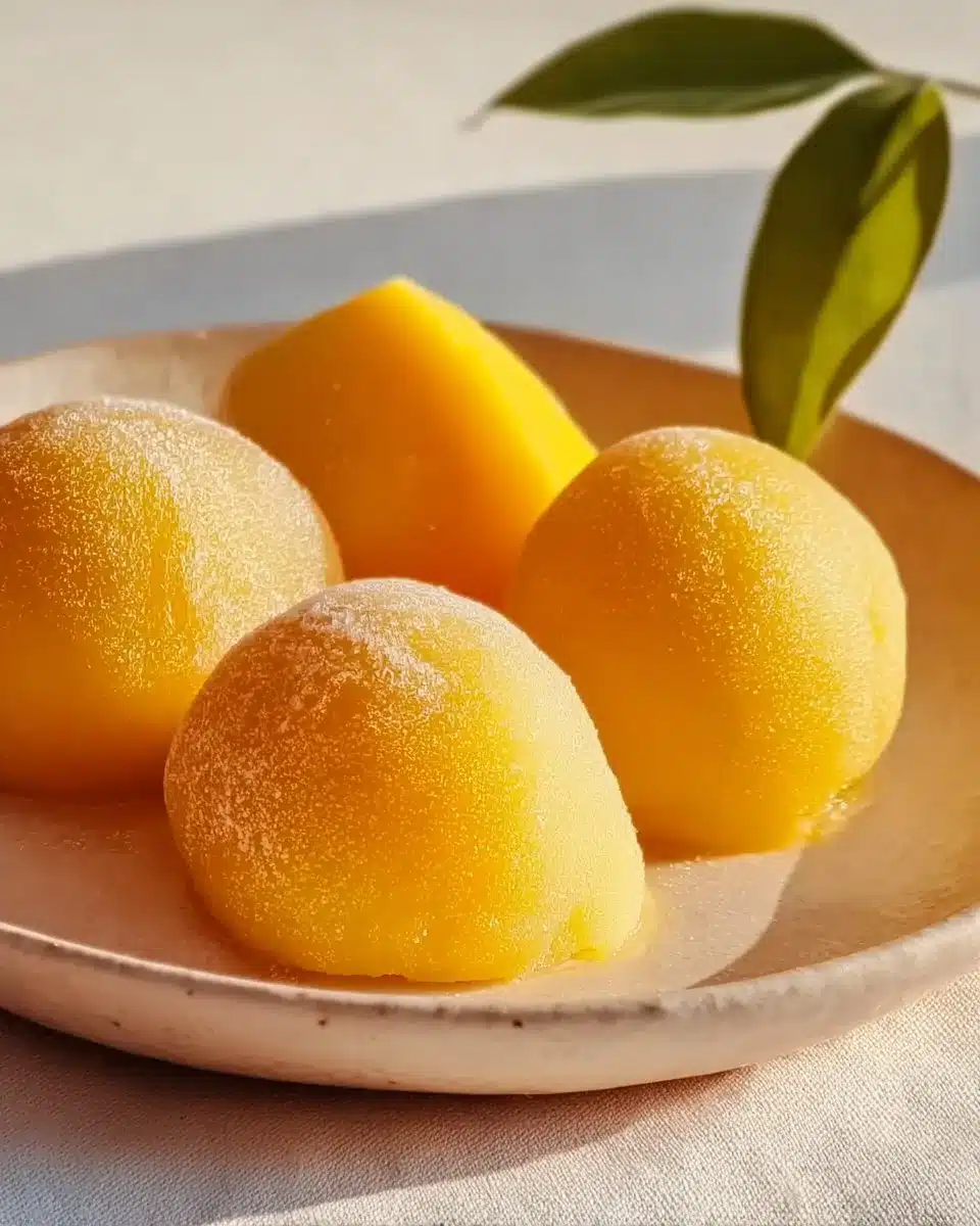 3-Ingredient Mango Mochi