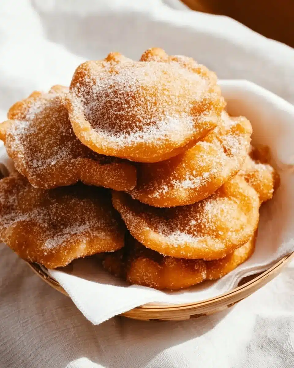 Delicious homemade buñuelos made with four simple ingredients.