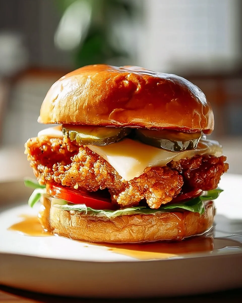 Jalapeno Honey Chicken Sandwich with grilled chicken and spicy jalapenos